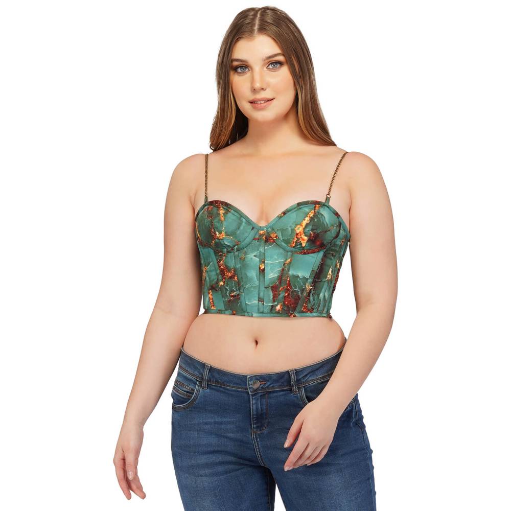 Attitude Corsets - Alicia Korsett oben - Mehrfarben